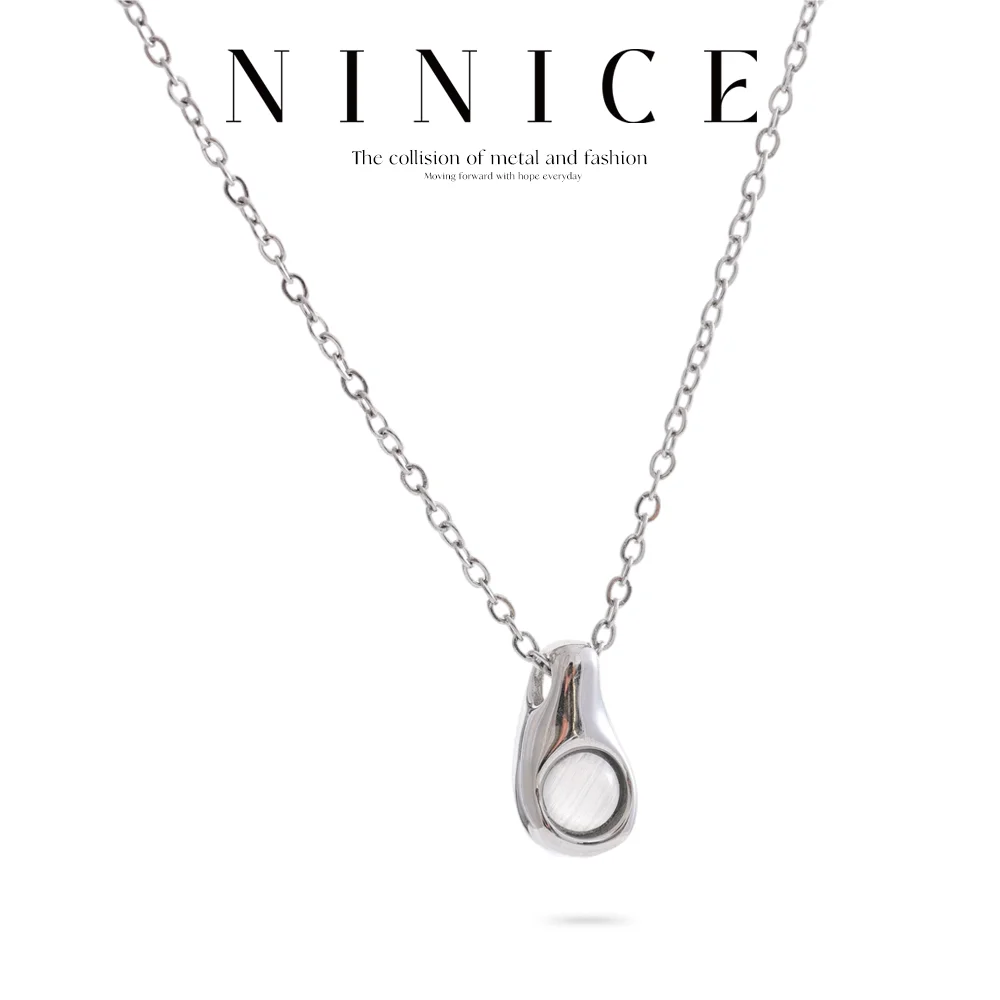 NiNice Necklaces for Women Stainless Steel Cat's Eye Stone Pendant Unique Personality Fashionable Popular Waterproof High Qualit
NiNice Necklaces for Women Stainless Steel Cat's Eye Stone Pendant Unique Personality Fashionable Popular Waterproof High Qualit