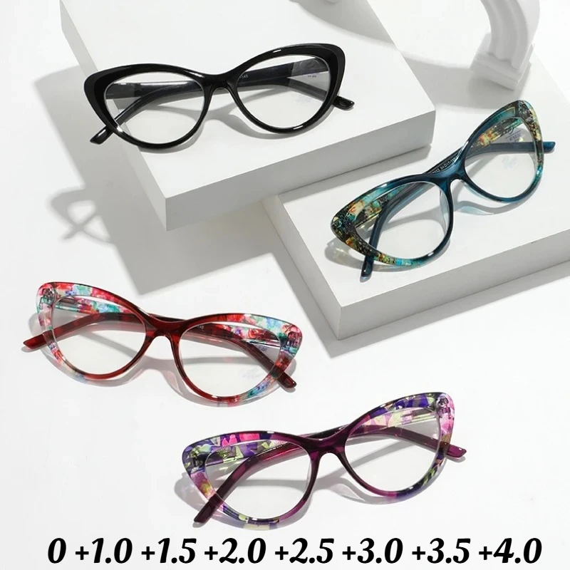 Neutral Fashion Cat-Eye Blue Light Blocking Reading Glasses Women's New Luxury Elegant High-Definition Reading Glasses +3.5+4.0
Neutral Fashion Cat-Eye Blue Light Blocking Reading Glasses Women's New Luxury Elegant High-Definition Reading Glasses +3.5+4.0