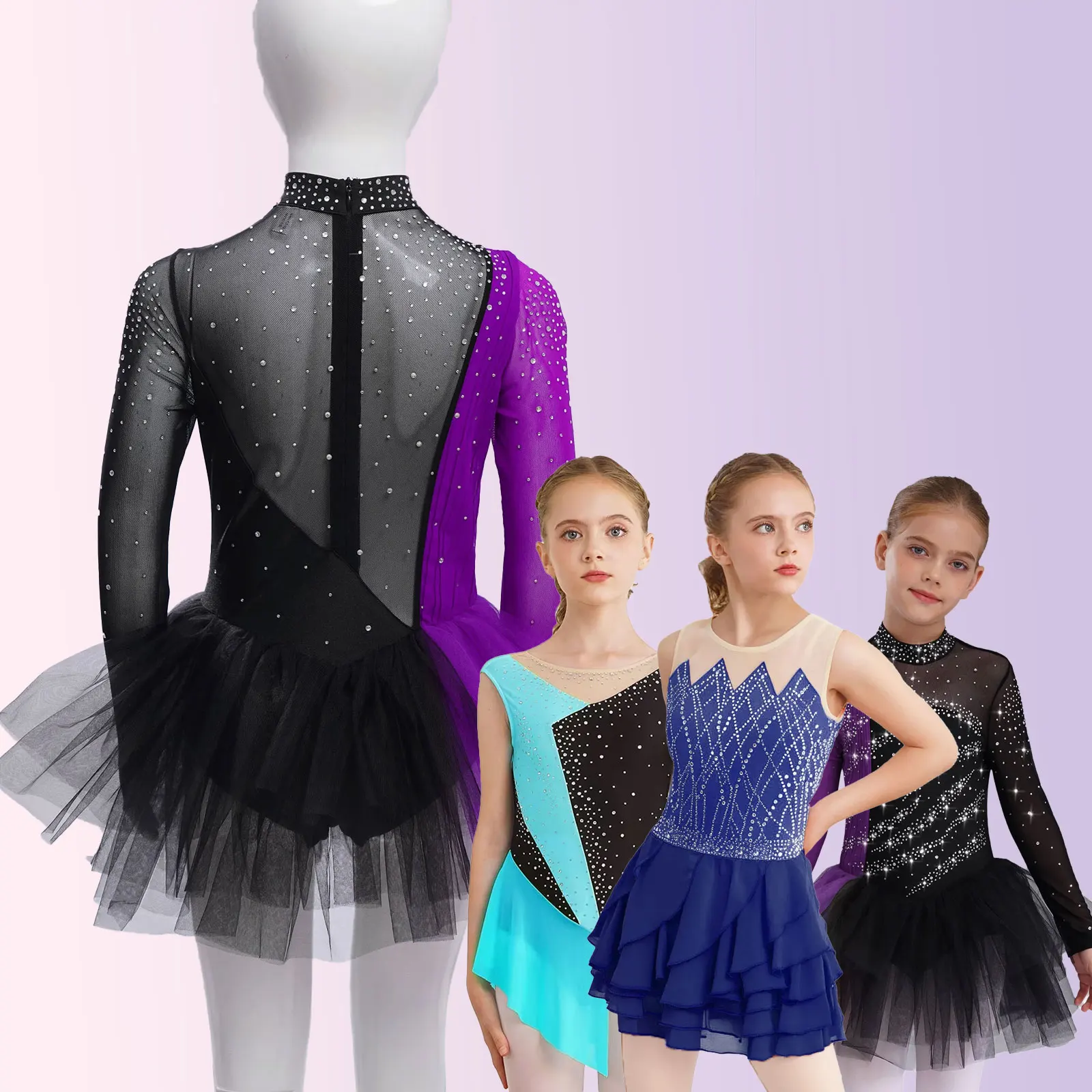 Kid Girls Dance Leotard Sparkly Rhinestones Jazz Hip Hop Dance Performance Costume Gymnastics Artistic Figure Skating Tutu Dress
Kid Girls Dance Leotard Sparkly Rhinestones Jazz Hip Hop Dance Performance Costume Gymnastics Artistic Figure Skating Tutu Dress