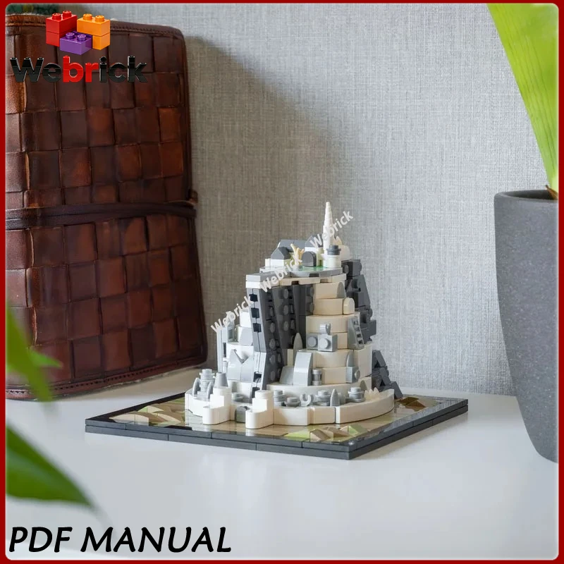 Tiered White Mountain Citadel MOC Bricks Set Seven Layer Cliff Fortress DIY Ancient Royal City Assembly Hobby Toy
Tiered White Mountain Citadel MOC Bricks Set Seven Layer Cliff Fortress DIY Ancient Royal City Assembly Hobby Toy