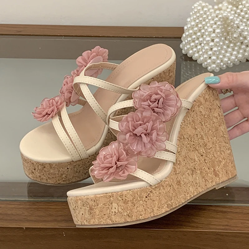 Женские туфли-мюли Liyke Sweet Style с розовыми цветами, узким ремешком, на платформе, с открытым носком, на очень высоком каблуке, для вечеринок и торжественных мероприятий
Женские туфли-мюли Liyke Sweet Style с розовыми цветами, узким ремешком, на платформе, с открытым носком, на очень высоком каблуке, для вечеринок и торжественных мероприятий