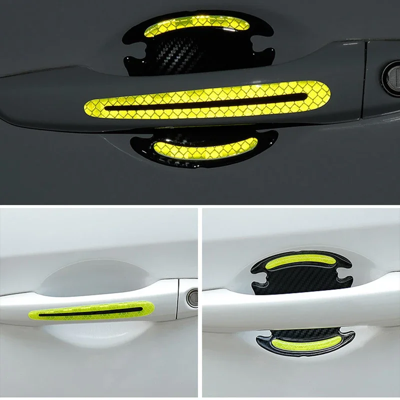 1 Set Universal Car Door Handle Anti-collision Strip Reflective Strips Warning Tape Handle Bowl Sticker Auto Exterior Parts
1 Set Universal Car Door Handle Anti-collision Strip Reflective Strips Warning Tape Handle Bowl Sticker Auto Exterior Parts