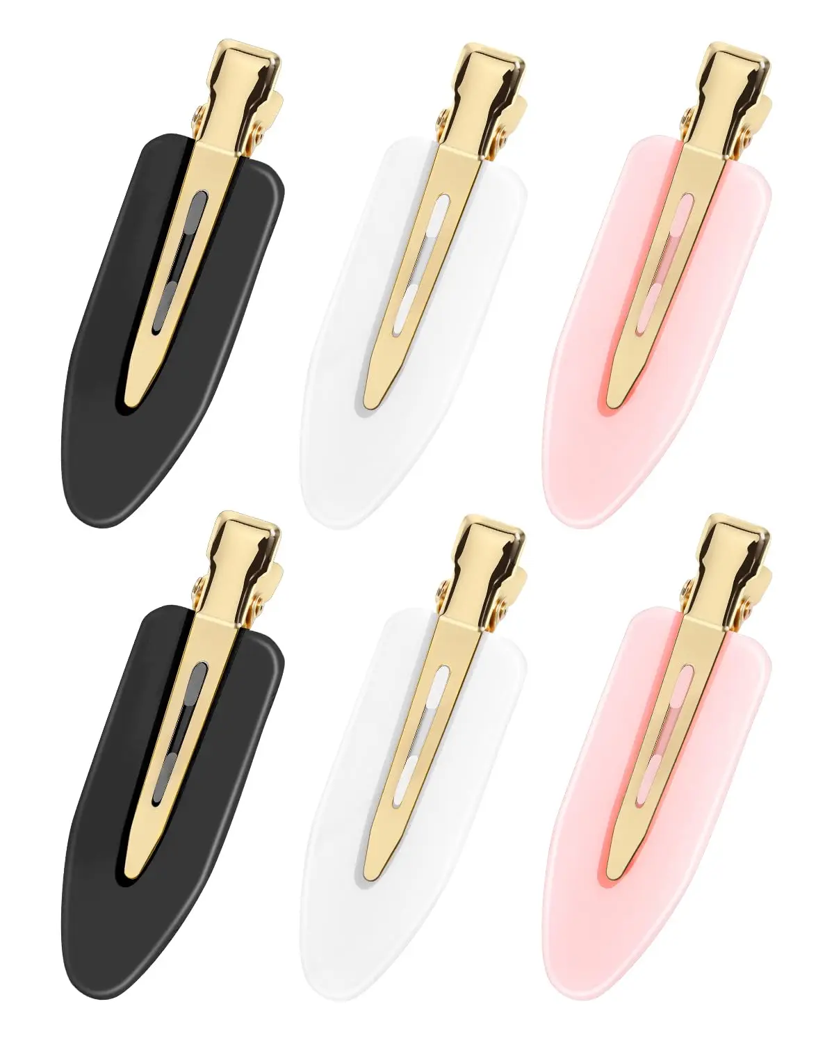 6 Pcs Creaseless Hair Clips for Makeup - No Crease Hair Clips for Women - No Bend Flat Bang Clips for
6 Pcs Creaseless Hair Clips for Makeup - No Crease Hair Clips for Women - No Bend Flat Bang Clips for