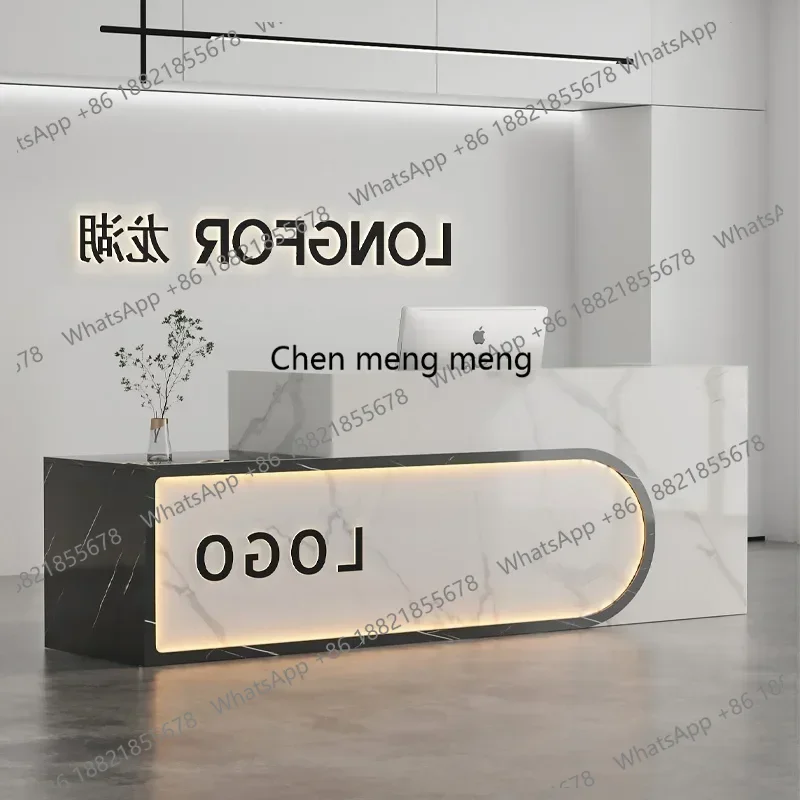 Unique Simple Bar Counter Senior Classic Commercial Modern Reception Desk Professional Glamour Mostrador Commercial Furniture
Unique Simple Bar Counter Senior Classic Commercial Modern Reception Desk Professional Glamour Mostrador Commercial Furniture