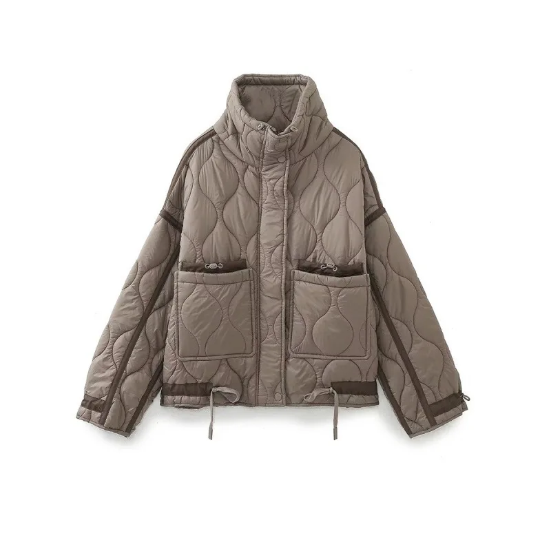 European and American Fashion Women's Winter Loose Stand Up Collar Pocket Solid Color Casual Parkas Female Clothing
European and American Fashion Women's Winter Loose Stand Up Collar Pocket Solid Color Casual Parkas Female Clothing