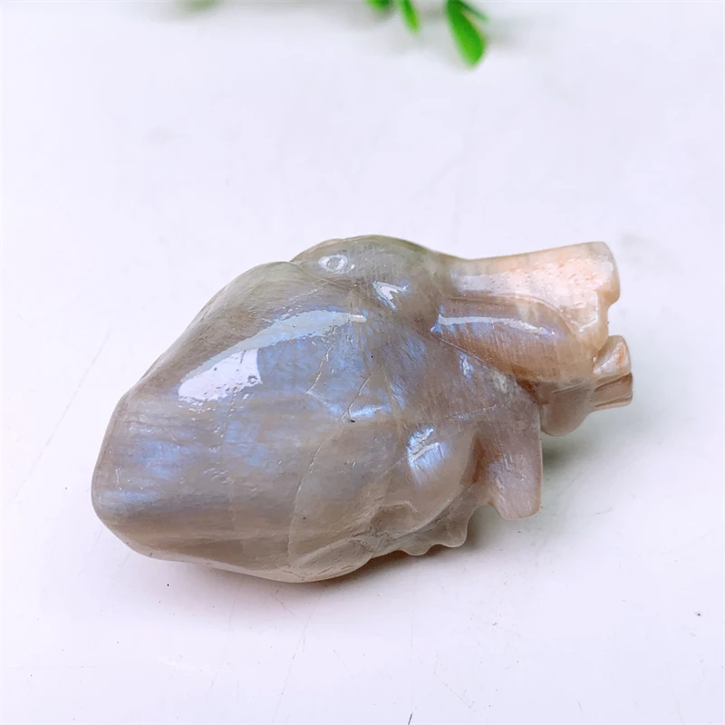 6.5CM Natural Moon Stone Heart Carving Figurine Fashion Holiday Gift Quartz Carving Healing Home Decoration 1PCS
6.5CM Natural Moon Stone Heart Carving Figurine Fashion Holiday Gift Quartz Carving Healing Home Decoration 1PCS