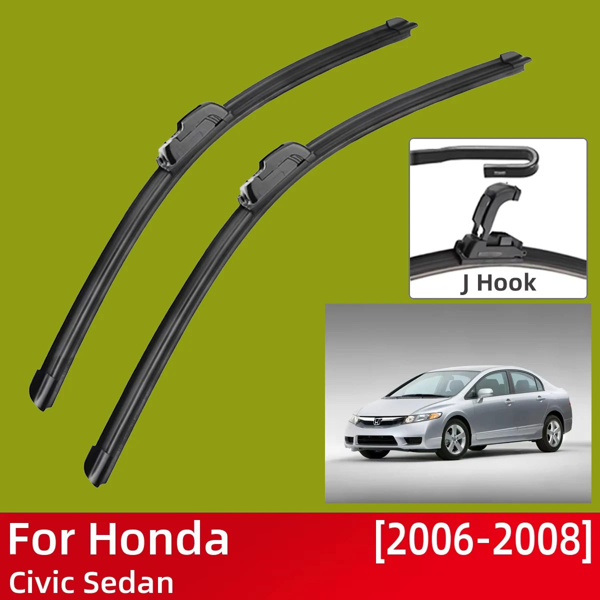 For Honda Civic Sedan 2009-2016 Car Accessories Front Windscreen Wiper Blade Brushes Wipers U Type J Hooks 2016 2015 2014 2013
For Honda Civic Sedan 2009-2016 Car Accessories Front Windscreen Wiper Blade Brushes Wipers U Type J Hooks 2016 2015 2014 2013