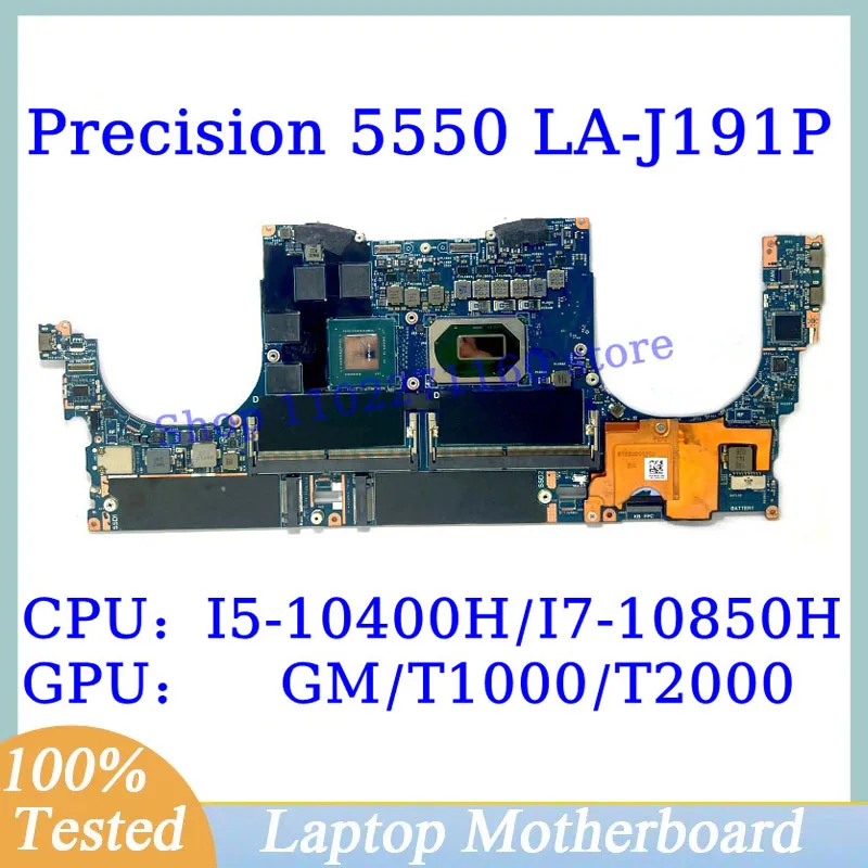 0TY5V3 007N9K 0V6K79 0FMCXM 09RKCG For Dell 5550 W/I5-10400H/I7-10850H CPU LA-J191P Laptop Motherboard GM/T1000/T2000 100%Tested
0TY5V3 007N9K 0V6K79 0FMCXM 09RKCG For Dell 5550 W/I5-10400H/I7-10850H CPU LA-J191P Laptop Motherboard GM/T1000/T2000 100%Tested