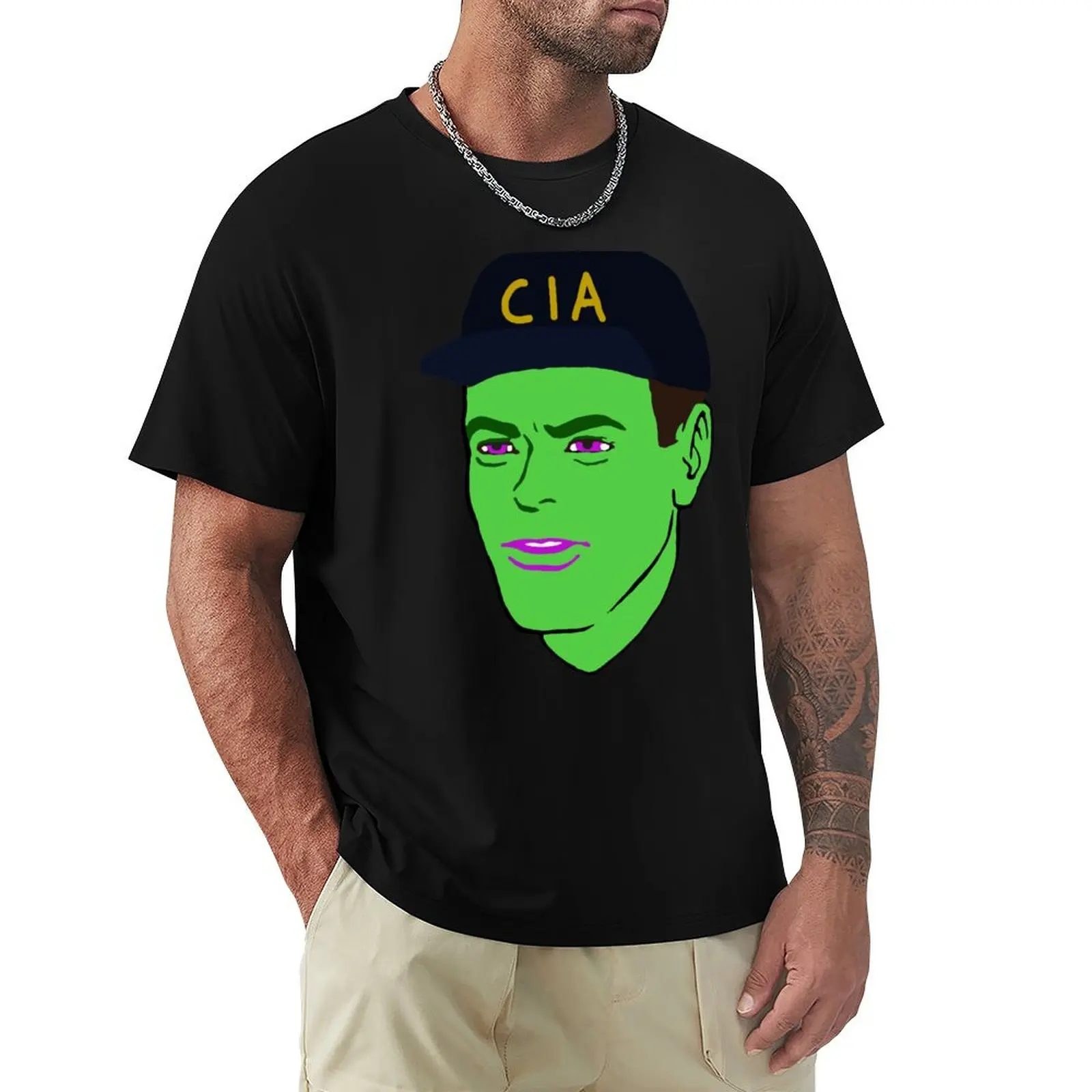 CIA Glow Guy - Meme, Glow In The Dark, Terry Davis T-Shirt Work Utility Casual Tee Shirt
CIA Glow Guy - Meme, Glow In The Dark, Terry Davis T-Shirt Work Utility Casual Tee Shirt