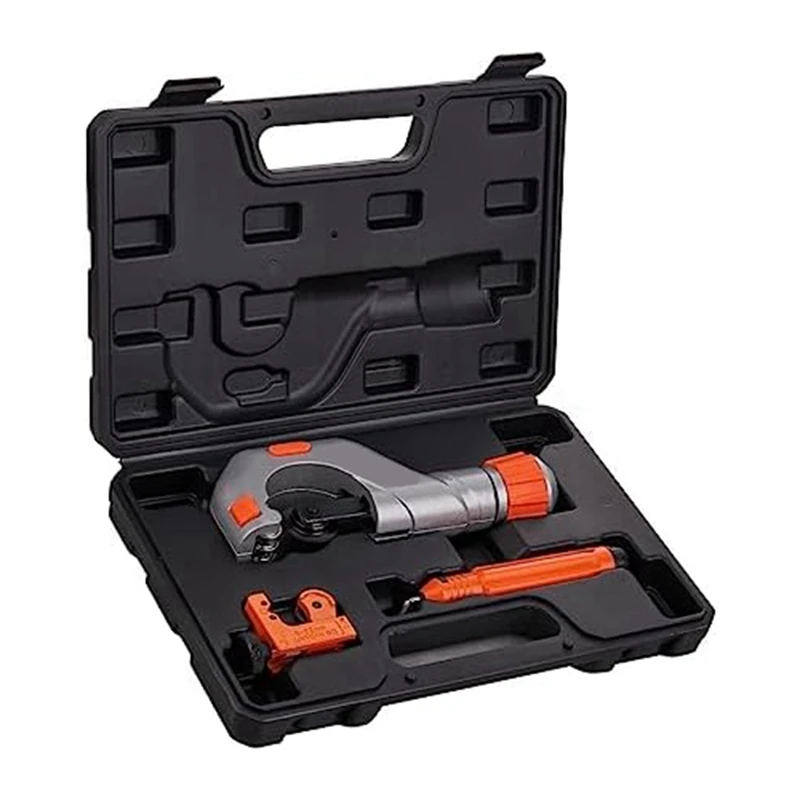 3 PC Heavy Duty Pipe Cutter Set 3/16-2Inch O.D. Copper Pipe Cutter,1/8-7/8Inch O.D. For Copper,Aluminum
3 PC Heavy Duty Pipe Cutter Set 3/16-2Inch O.D. Copper Pipe Cutter,1/8-7/8Inch O.D. For Copper,Aluminum
