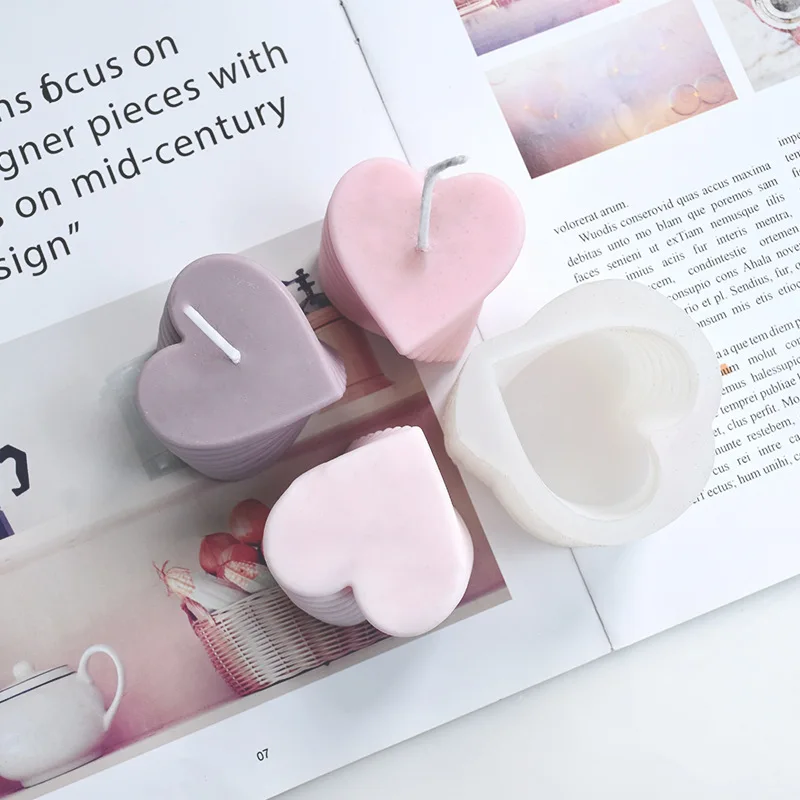 3D Rotating Love Candle Mold Stacking Heart-shaped Aromatic Candle Gypsum Process Resin Soap Cake Decoration Mold Handmade Molds
3D Rotating Love Candle Mold Stacking Heart-shaped Aromatic Candle Gypsum Process Resin Soap Cake Decoration Mold Handmade Molds