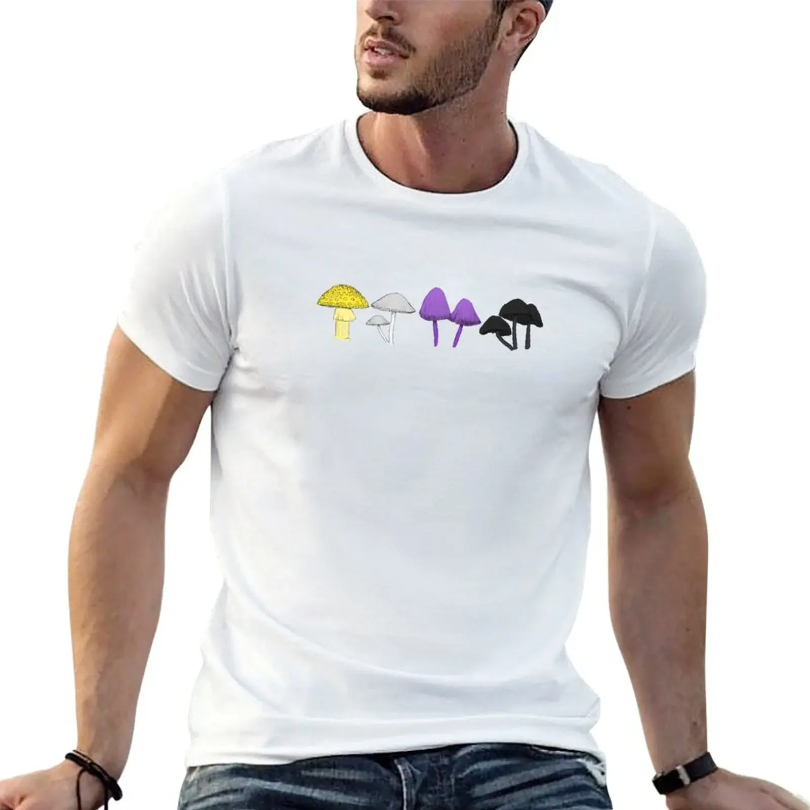 Non-binary Mushrooms T-Shirt oversized t shirt animal prinfor boys mens graphic t-shirts
Non-binary Mushrooms T-Shirt oversized t shirt animal prinfor boys mens graphic t-shirts