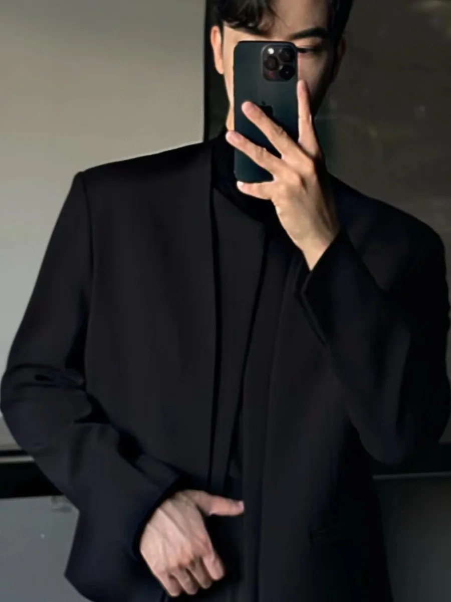 Модный повседневный мужской пиджак в корейском стиле, весенне-осенний, универсальный, приталенный, высококачественный, новинка
Модный повседневный мужской пиджак в корейском стиле, весенне-осенний, универсальный, приталенный, высококачественный, новинка