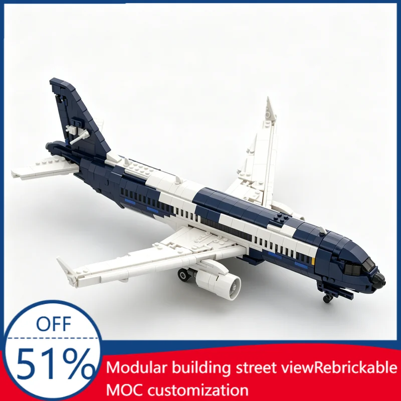 1174 PCS 100 Years Livery Airbus A320 Neo Model Custom Building Blocks Assembly Aircraft Educational Toy Creative Customize Gift
1174 PCS 100 Years Livery Airbus A320 Neo Model Custom Building Blocks Assembly Aircraft Educational Toy Creative Customize Gift