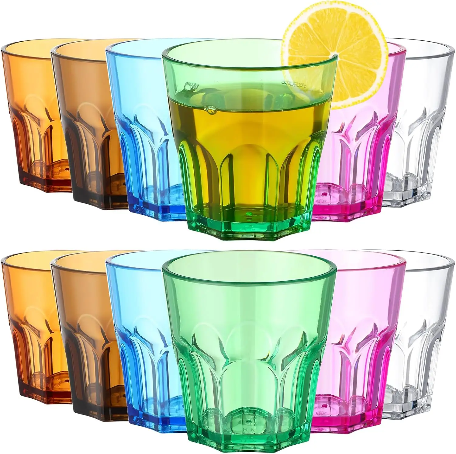 Set of 24 Acrylic Drinking Glasses Reusable Water Drinking Cups Stackable Shatterproof Unbreakable Drinking Tumblers Water Glass
Set of 24 Acrylic Drinking Glasses Reusable Water Drinking Cups Stackable Shatterproof Unbreakable Drinking Tumblers Water Glass