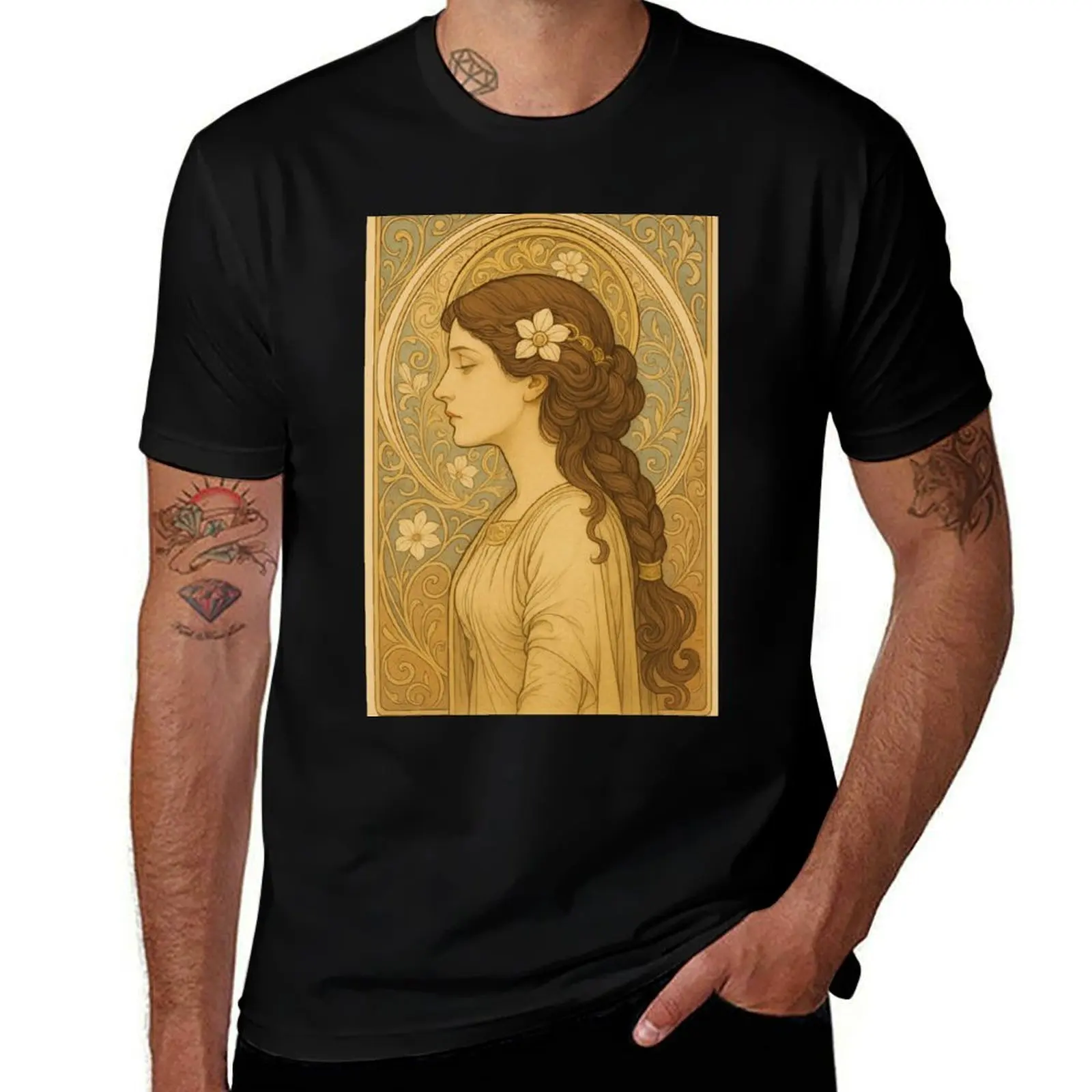 Art Nouveau Floral Maiden – Vintage Elegance T-Shirt funny gifts Personalized t-shirt new edition Men's t shirts
Art Nouveau Floral Maiden – Vintage Elegance T-Shirt funny gifts Personalized t-shirt new edition Men's t shirts
