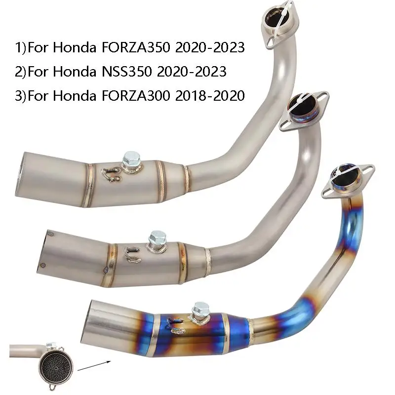 Для Honda FORZA350 NSS350 2020-2023 FORZA300 2018-2020 Коллектор Выхлопной системы мотоцикла, Соединительная труба с катализатором, без застежки, 51 мм
Для Honda FORZA350 NSS350 2020-2023 FORZA300 2018-2020 Коллектор Выхлопной системы мотоцикла, Соединительная труба с катализатором, без застежки, 51 мм