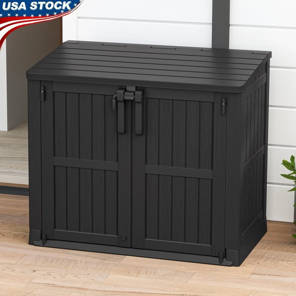 Durable Outdoor Resin Storage Shed with Ventilation Lockable Door Angled Roof Easy Assembly Weatherproof Design Garden Tools
Durable Outdoor Resin Storage Shed with Ventilation Lockable Door Angled Roof Easy Assembly Weatherproof Design Garden Tools