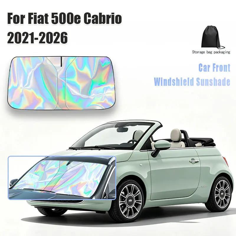 For Fiat 500e Cabrio 2021-2026 Car Windshield Sunshade Cover Front Window Sun Shade Visor Auto Interior UV Protection
For Fiat 500e Cabrio 2021-2026 Car Windshield Sunshade Cover Front Window Sun Shade Visor Auto Interior UV Protection