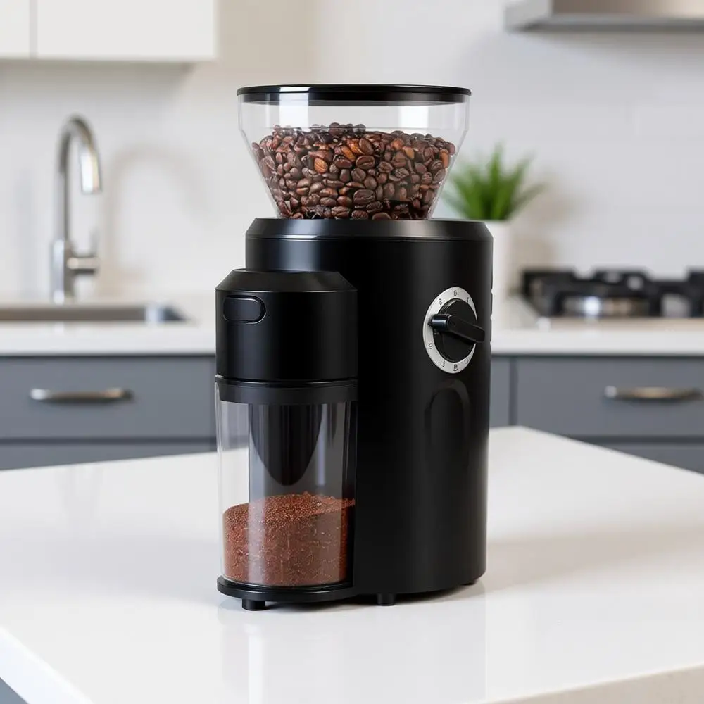 Conical Burr Coffee Grinder, Electric with 18 Grind Settings, Adjustable Burr Mill for 2-10 Cups
Conical Burr Coffee Grinder, Electric with 18 Grind Settings, Adjustable Burr Mill for 2-10 Cups
