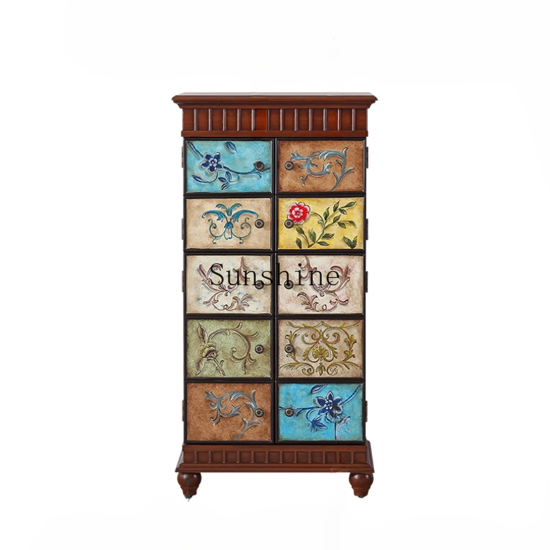 American shoe cabinet small apartment living room entrance corridor decorative painted storage side cabinet
American shoe cabinet small apartment living room entrance corridor decorative painted storage side cabinet
