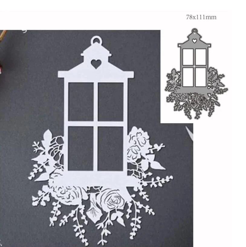 Window Rose metal cutting dies mold Scrapbooking paper craft knife mould blade punch template Embossing stencil 1PCS
Window Rose metal cutting dies mold Scrapbooking paper craft knife mould blade punch template Embossing stencil 1PCS