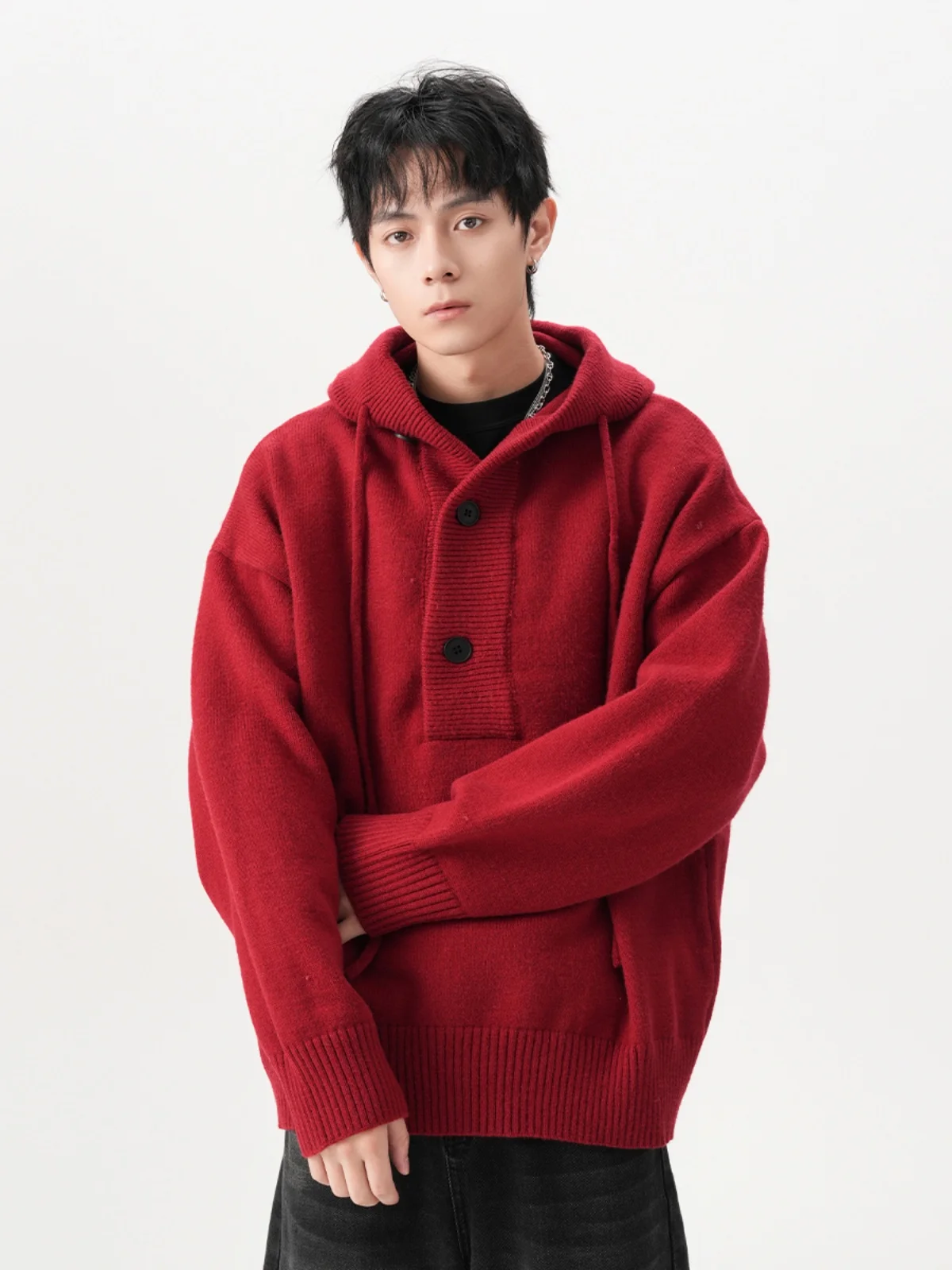 Теплая однотонная толстовка с капюшоном, вязаный свитер, мужской зимний американский свитер Sle Cleanfit, высококачественная шапка на пуговицах, свитер irt
Теплая однотонная толстовка с капюшоном, вязаный свитер, мужской зимний американский свитер Sle Cleanfit, высококачественная шапка на пуговицах, свитер irt