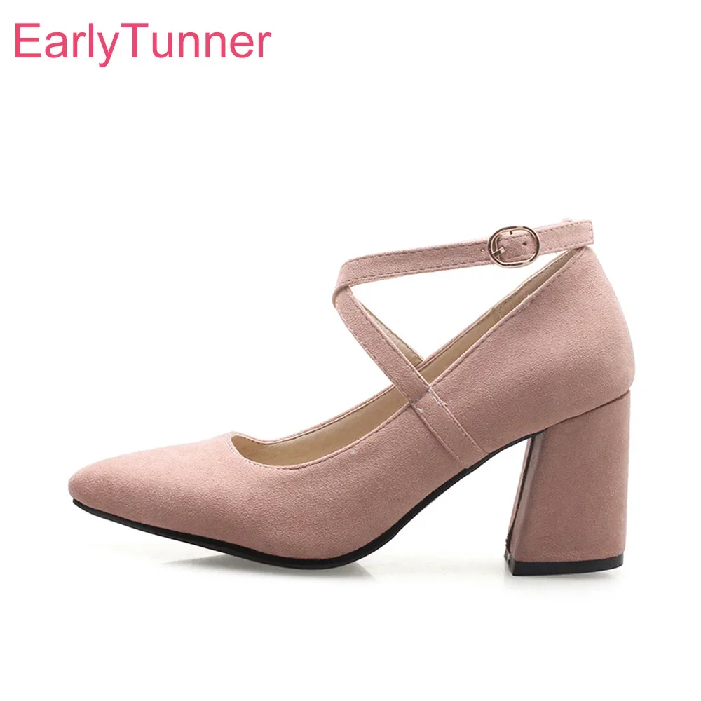 Brand New Hot Sales Sweet Apricot Pink Women Casual Pumps Lady Office Shoes Chunky High Heels Plus Big Small Size 32 46
Brand New Hot Sales Sweet Apricot Pink Women Casual Pumps Lady Office Shoes Chunky High Heels Plus Big Small Size 32 46