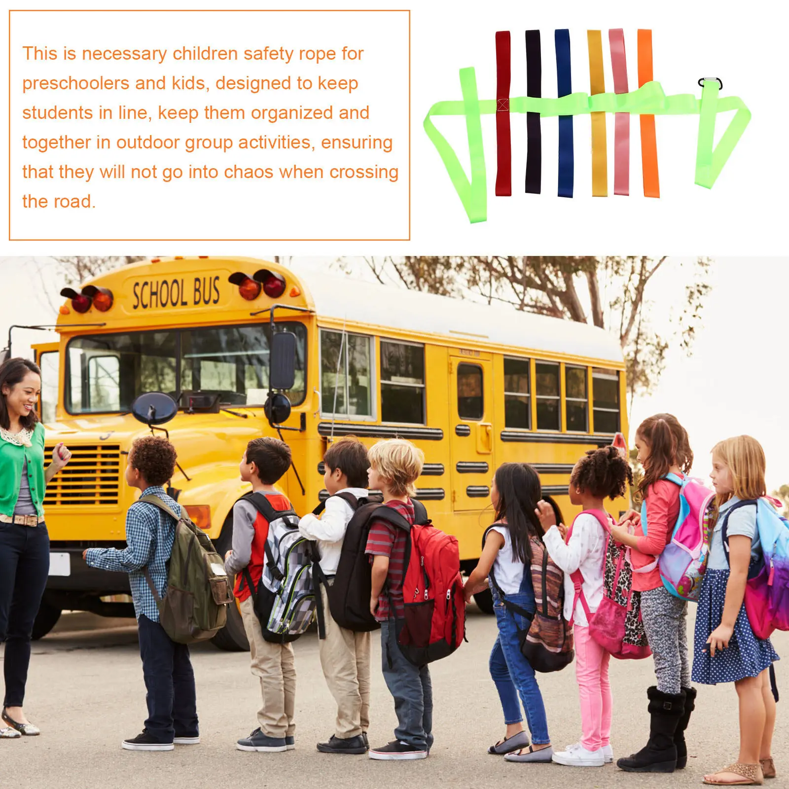 Anti- Walking Rope Premium Nylon Safety Rope for Outdoor Activities Hiking Park Visits Kindergarten Preschool Daycare
Anti- Walking Rope Premium Nylon Safety Rope for Outdoor Activities Hiking Park Visits Kindergarten Preschool Daycare