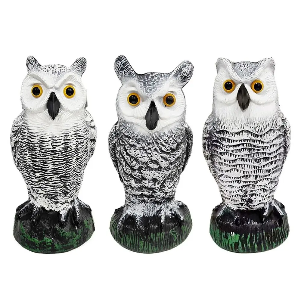 Waterproof Owl Bird Deterrent Shaking Head Plastic Material Simulation Owl Outdoor Use Sunscreen Garden Decorations
Waterproof Owl Bird Deterrent Shaking Head Plastic Material Simulation Owl Outdoor Use Sunscreen Garden Decorations