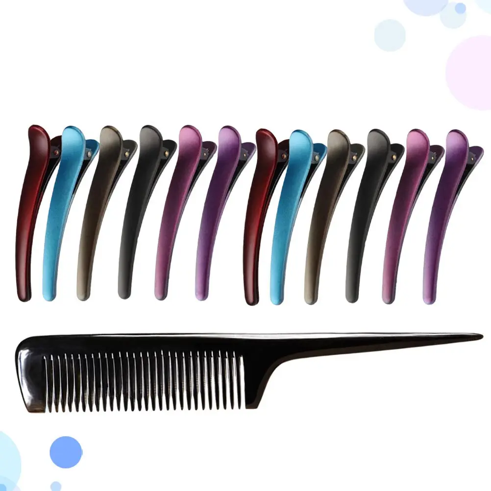 13Pcs Duckbill Hair Clip Hairdressing Styling Partition Clamp Firm Hold Thick Thin Long Short Hair Salon Home Barber Wash Face
13Pcs Duckbill Hair Clip Hairdressing Styling Partition Clamp Firm Hold Thick Thin Long Short Hair Salon Home Barber Wash Face