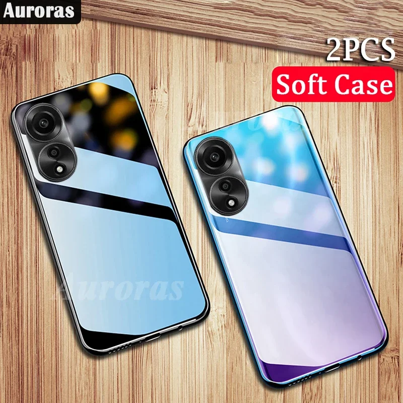 Auroras 2PCS For OPPO A78 4G NFC Case Original Transparent Soft Silicone Shell For OPPO A18 A38 A58 A98 5G Cover Fundas
Auroras 2PCS For OPPO A78 4G NFC Case Original Transparent Soft Silicone Shell For OPPO A18 A38 A58 A98 5G Cover Fundas