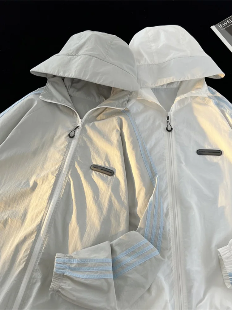 Men's Summer Thin Breathable UV Protection Ice Silk Outdoor Sports Jaet Trendy Loose Fit Long Sve Zipper Decorated Cool ...
Men's Summer Thin Breathable UV Protection Ice Silk Outdoor Sports Jaet Trendy Loose Fit Long Sve Zipper Decorated Cool ...