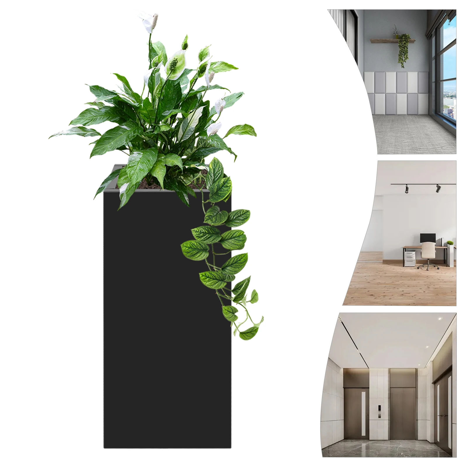 30x12x12in Metal Steel Planter Box,Black Rectangular Free Standing Planter Box with Removable Insert Shelf for Gardens,Entrances
30x12x12in Metal Steel Planter Box,Black Rectangular Free Standing Planter Box with Removable Insert Shelf for Gardens,Entrances