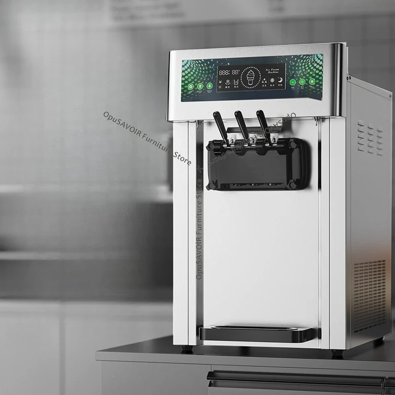 Triple Flavor Commercial Ice Cream Machine | Automatic Soft Serve Maker for Cones & Cups | Vertical Countertop Unit Perfect JT40
Triple Flavor Commercial Ice Cream Machine | Automatic Soft Serve Maker for Cones & Cups | Vertical Countertop Unit Perfect JT40