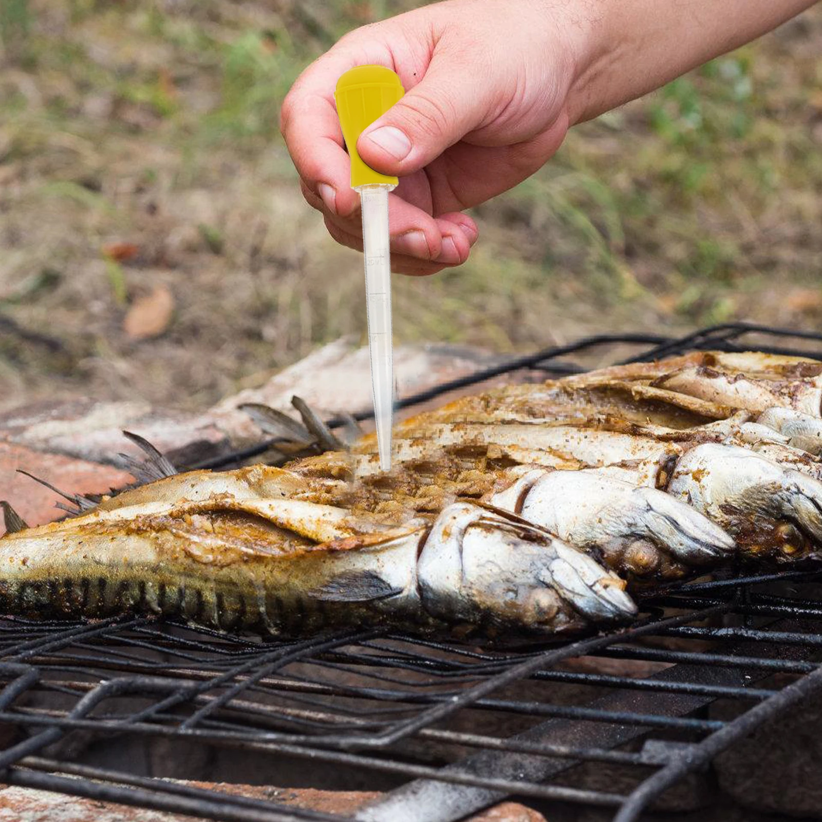 Barbecue Food Baster Meat Injector BBQ Greaser Seasoning Tool Kitchen Sauce Yellow Easy Use Assemble Disassemble Cooking
Barbecue Food Baster Meat Injector BBQ Greaser Seasoning Tool Kitchen Sauce Yellow Easy Use Assemble Disassemble Cooking