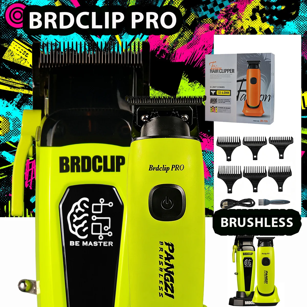 Профессиональная машинка для стрижки волос BRDCLIP с бесщеточным двигателем 8000 об/мин, триммер для мужчин, зарядное устройство, лезвие DLC, машинка для стрижки для парикмахеров
Профессиональная машинка для стрижки волос BRDCLIP с бесщеточным двигателем 8000 об/мин, триммер для мужчин, зарядное устройство, лезвие DLC, машинка для стрижки для парикмахеров