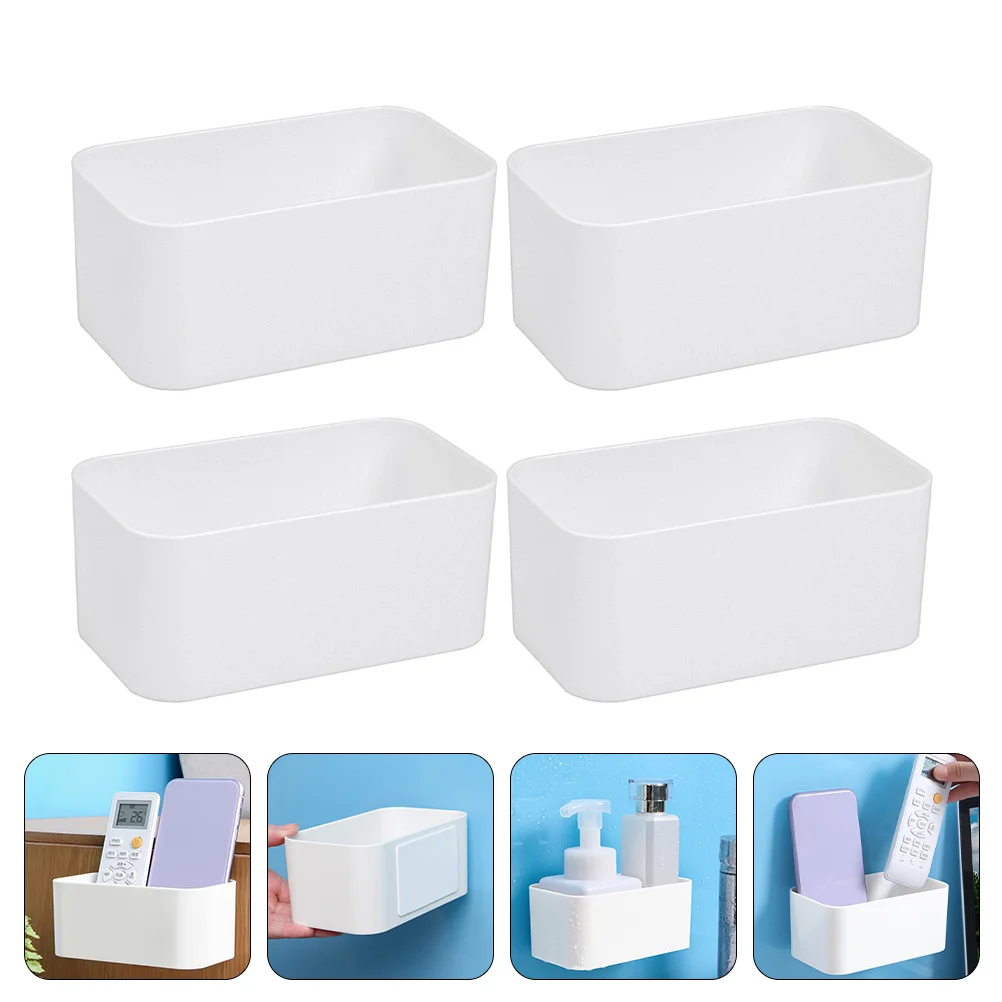 4 Pcs Wall Storage Box Crate Organizer Sundries Home Supplies Tray Punch-Free Holder Abs Hanging Case Self-Adhesive
4 Pcs Wall Storage Box Crate Organizer Sundries Home Supplies Tray Punch-Free Holder Abs Hanging Case Self-Adhesive