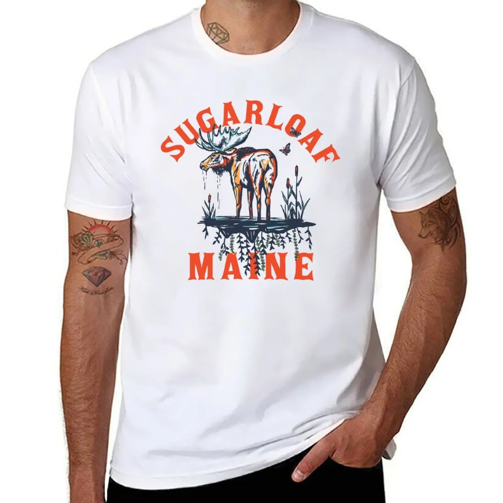 Sugarloaf, Maine. Cool Retro Moose Shirt Art For Skiers & Snowboarders T-Shirt man t shirt cotton T-Shirt
Sugarloaf, Maine. Cool Retro Moose Shirt Art For Skiers & Snowboarders T-Shirt man t shirt cotton T-Shirt