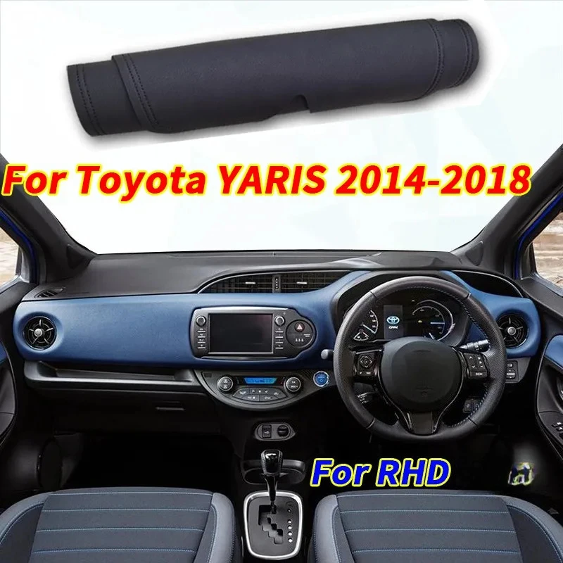 Защитный коврик для приборной панели из искусственной кожи с RHD для Toyota YARIS 2014-2018
Защитный коврик для приборной панели из искусственной кожи с RHD для Toyota YARIS 2014-2018