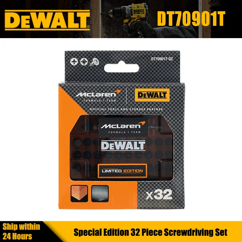 DEWALT DT70901T Special Edition 32 Piece Screwdrivier Set Car-specific Model Power Tool Accessories
DEWALT DT70901T Special Edition 32 Piece Screwdrivier Set Car-specific Model Power Tool Accessories