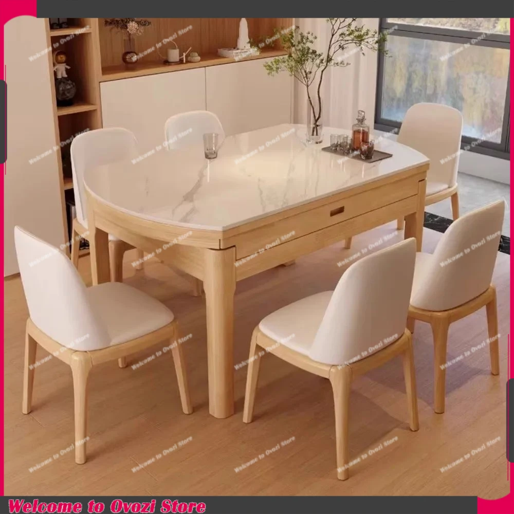 Minimalist Rectangle Dining Tables Extenable Nordic 8 Seater Dining Table Flower Breakfast Mesas Plegables Home Furniture
Minimalist Rectangle Dining Tables Extenable Nordic 8 Seater Dining Table Flower Breakfast Mesas Plegables Home Furniture