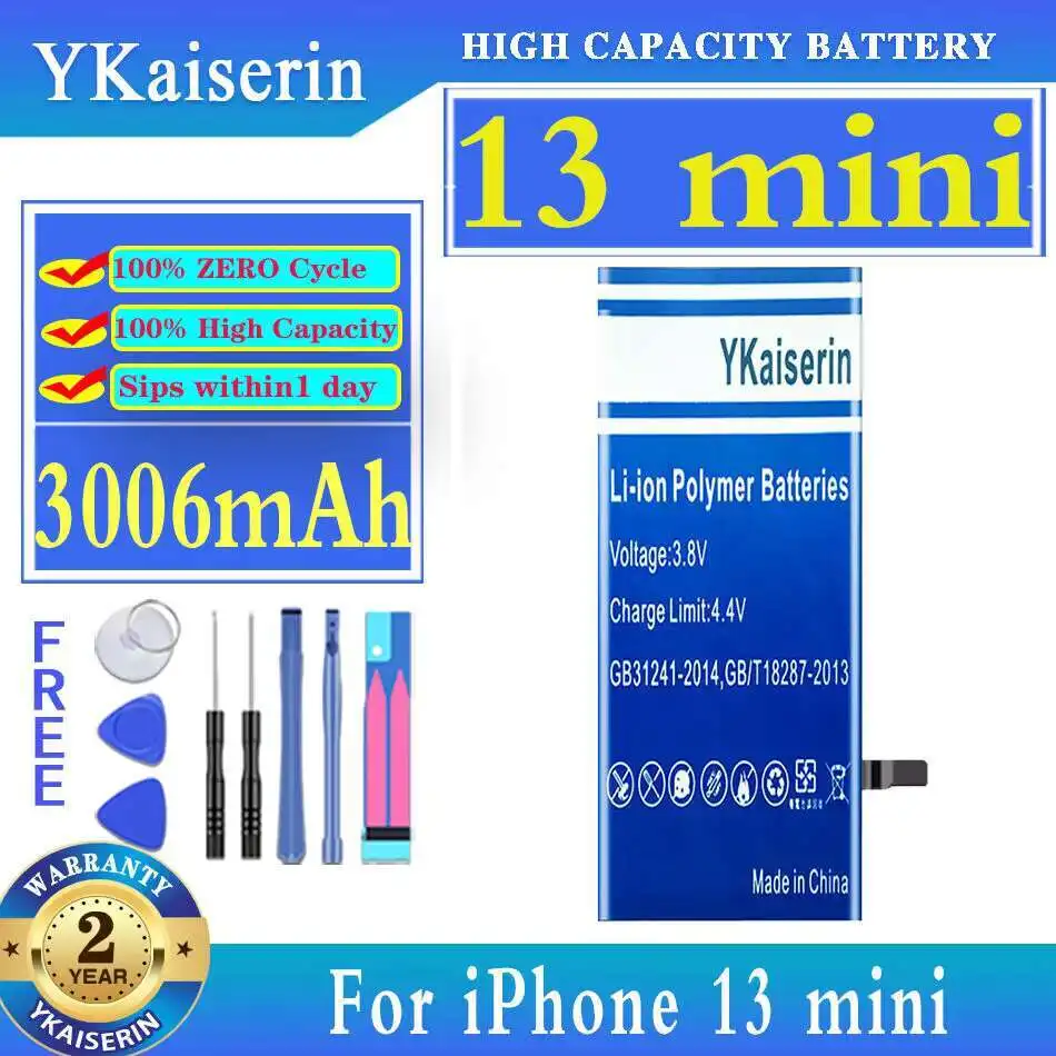 Для Apple iPhone 13 Mini 3006 мАч аккумулятор мобильного телефона с высокой совместимостью
Для Apple iPhone 13 Mini 3006 мАч аккумулятор мобильного телефона с высокой совместимостью