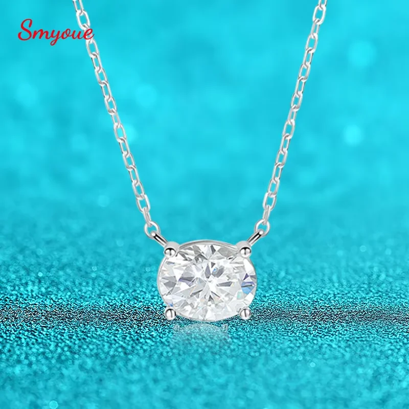 Smyoue 14K Plated 1-3CT Moissanite Necklaces Pendant Women Girls Birthday Gift Chain Lab Diamond Jewelry 925 Sterling Silver GRA
Smyoue 14K Plated 1-3CT Moissanite Necklaces Pendant Women Girls Birthday Gift Chain Lab Diamond Jewelry 925 Sterling Silver GRA