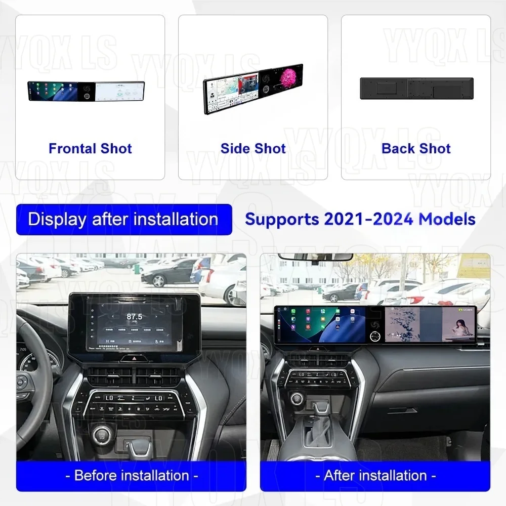 Двухэкранный мультимедийный проигрыватель 12,3 дюйма для Toyota Harrier 2020-2025 с Android Auto, GPS-навигацией, CarPlay, беспроводным радио и головным устройством
Двухэкранный мультимедийный проигрыватель 12,3 дюйма для Toyota Harrier 2020-2025 с Android Auto, GPS-навигацией, CarPlay, беспроводным радио и головным устройством
