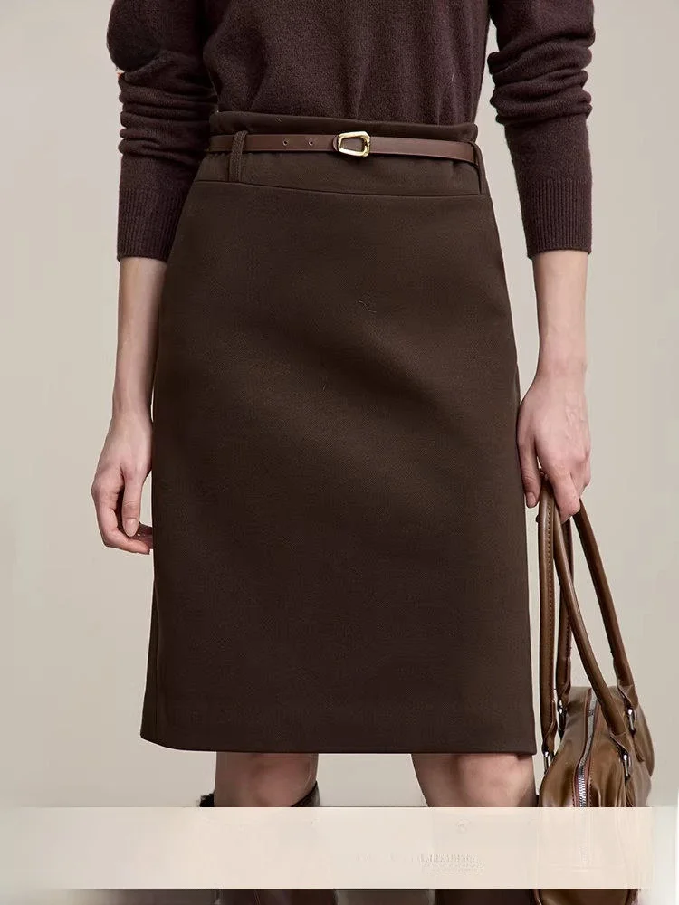 High Waist Thiened Floing A-Line Midi Skirt Woolen Commute Office Ladies Faion Autumn Winter Polyester Fiber Skirt
High Waist Thiened Floing A-Line Midi Skirt Woolen Commute Office Ladies Faion Autumn Winter Polyester Fiber Skirt