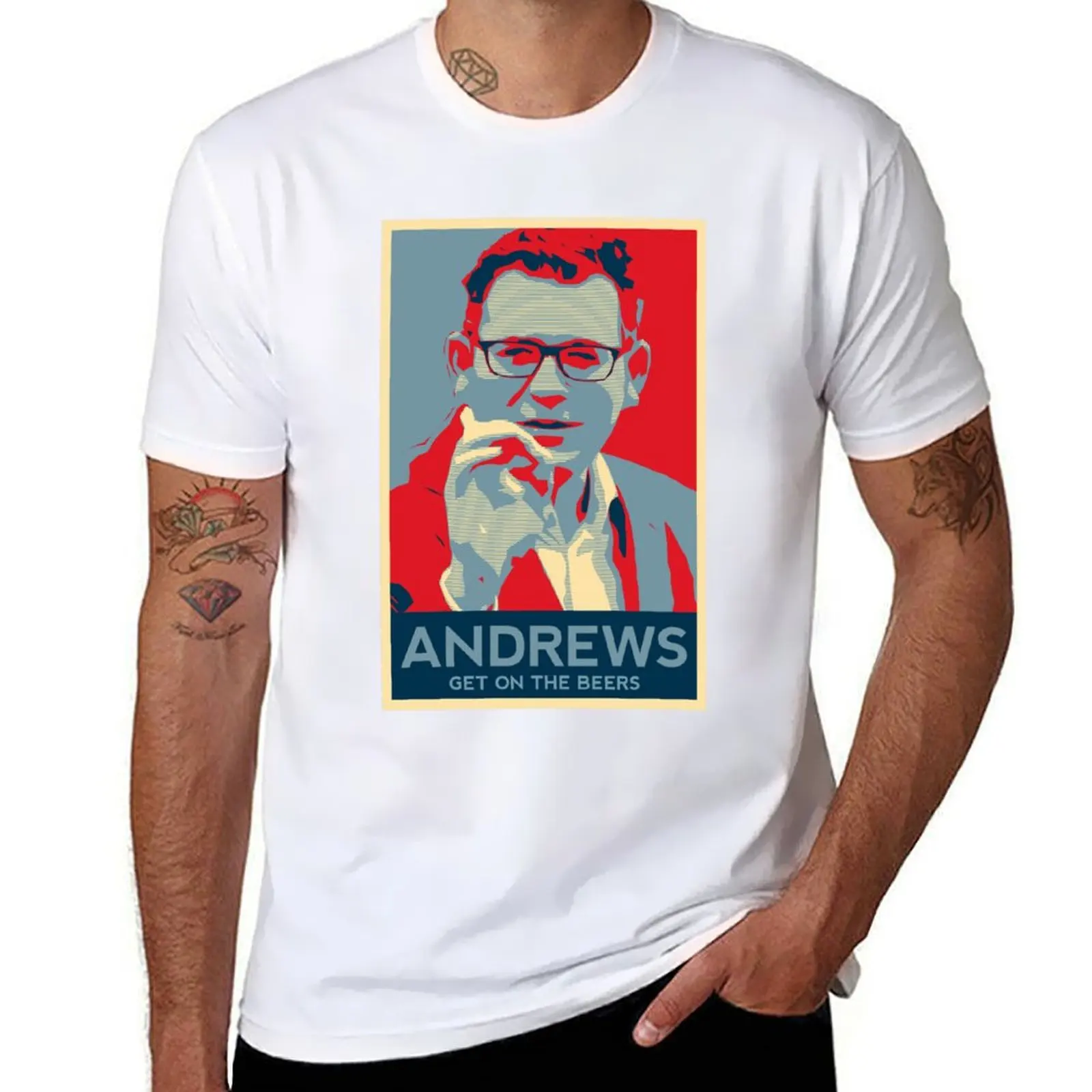 Daniel Andrews Get On The Beers Artwork T-Shirt blue archive anime tees Luxury man luxury clothes men
Daniel Andrews Get On The Beers Artwork T-Shirt blue archive anime tees Luxury man luxury clothes men