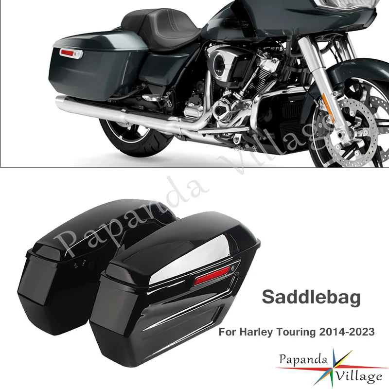 Универсальные задние боковые сумки-кофры из ABS-пластика для мотоциклов Harley Touring Street Glide Road Glide Road King 14-23
Универсальные задние боковые сумки-кофры из ABS-пластика для мотоциклов Harley Touring Street Glide Road Glide Road King 14-23