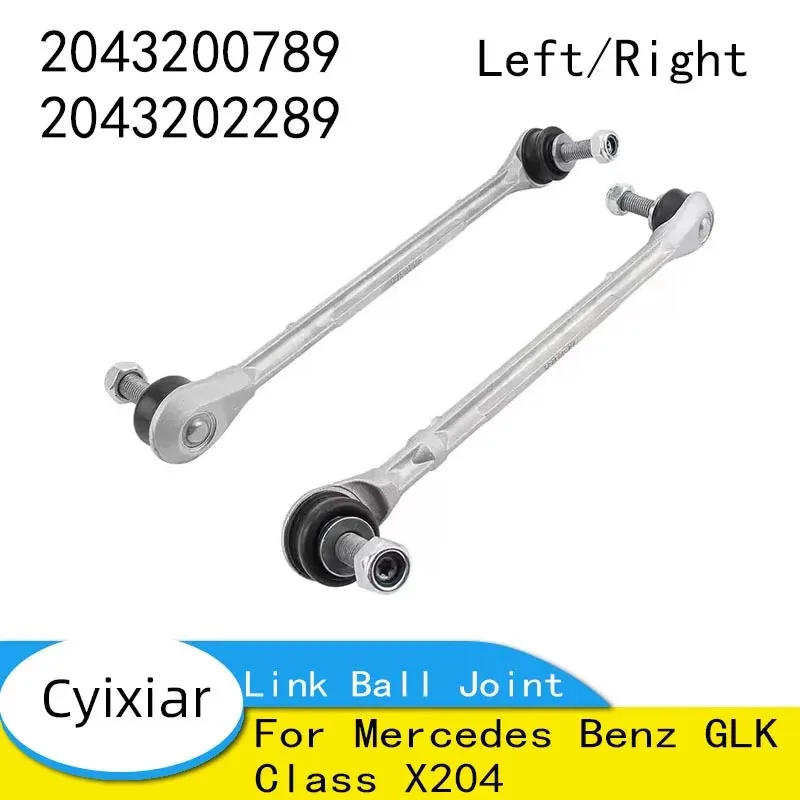 Front Axle Sway Bar End Stabilizer Link Ball Joint for Mercedes Benz GLK Class X204 2043200789 2043202289
Front Axle Sway Bar End Stabilizer Link Ball Joint for Mercedes Benz GLK Class X204 2043200789 2043202289
