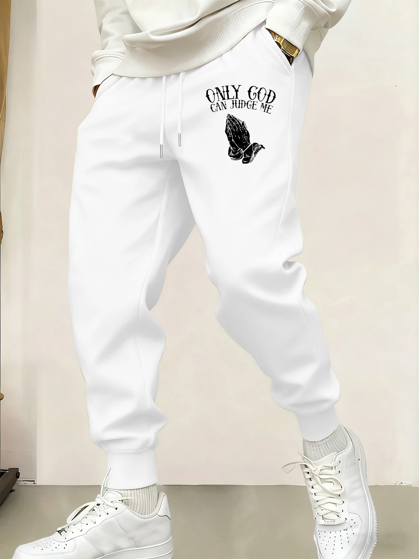 Only God Can Judge Me Print Man Trousers Autumn Elastic Waist Britches Fashion Versatile Long Pant Joggers 10 Colors Sweatpants
Only God Can Judge Me Print Man Trousers Autumn Elastic Waist Britches Fashion Versatile Long Pant Joggers 10 Colors Sweatpants
